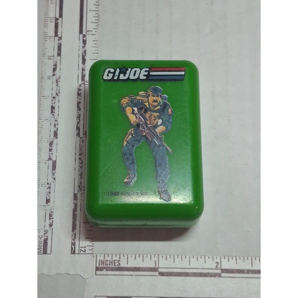 Vintage G.I. Joe Mini Soap Dish Holder Hasbro 1986 **SEE PICS** VTG